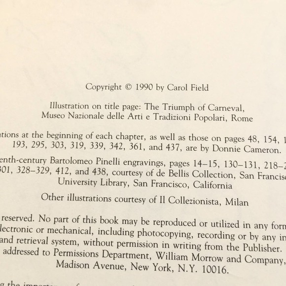 Celebrating Italy by Carol Field Signed First Edition Cookbook - Picture 3 of 6